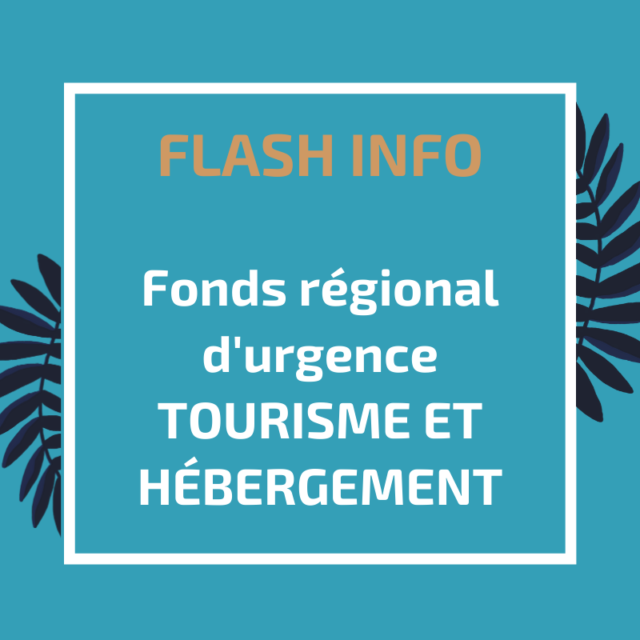 fonds régional d'urgence tourisme et hébergement